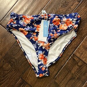 Cupshe High Rise Bikini Bottom. Sz M.